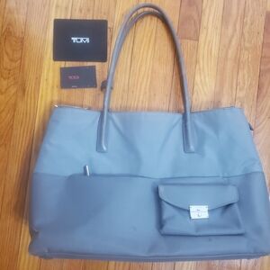 TUMI Gray Women's Work Tote Shoulder Bag